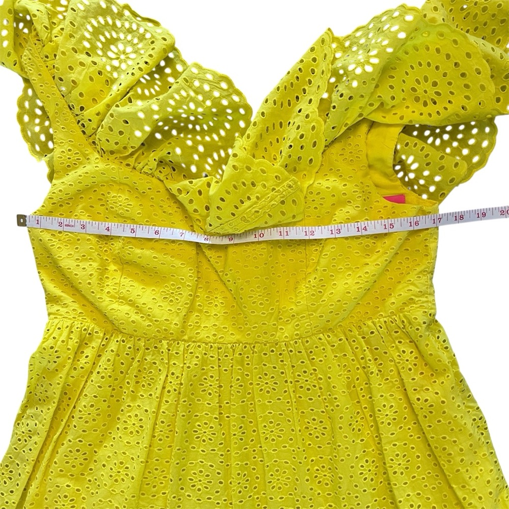 Lilly Pulitzer Asteria Dress Yellow 6 - Picture 5 of 7